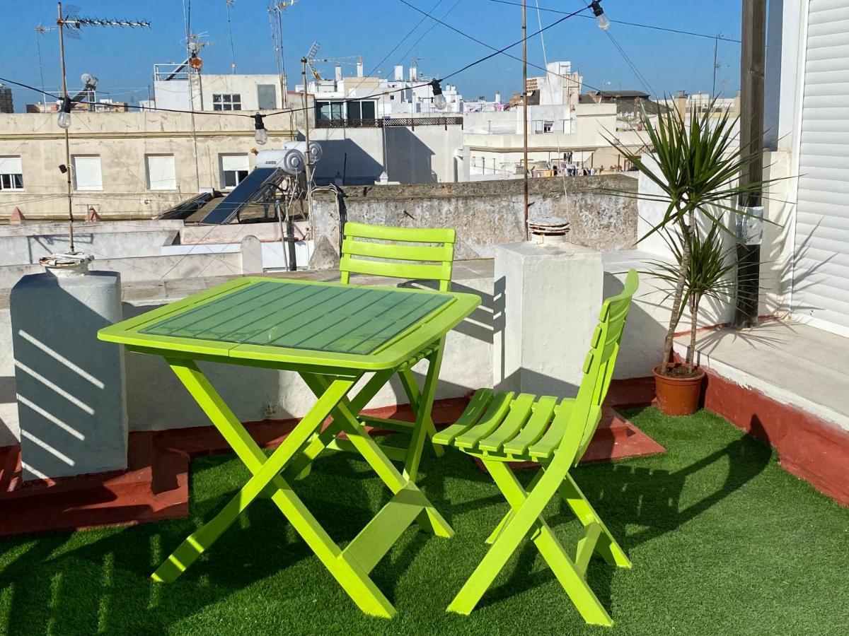 Atico Cadiz 360 Apartment Exterior foto