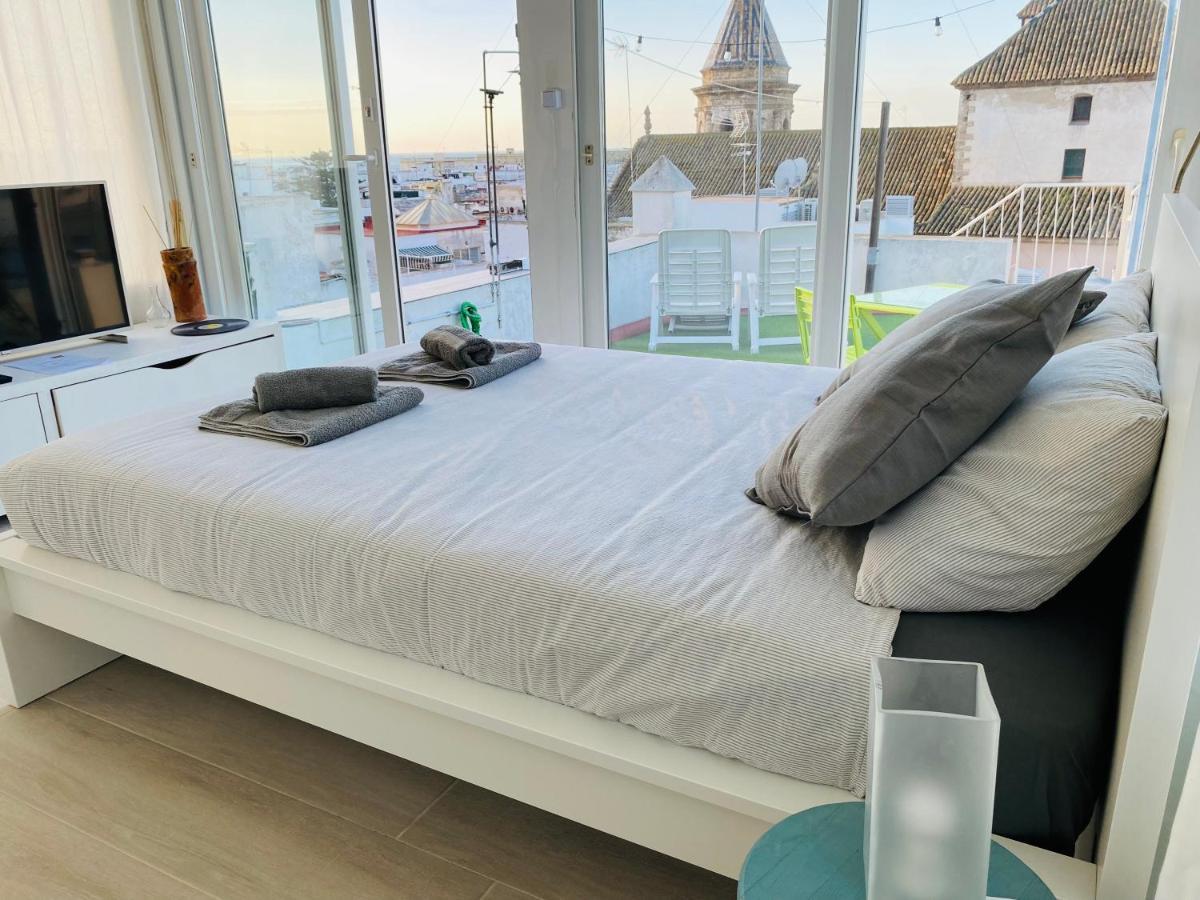 Atico Cadiz 360 Apartment Exterior foto