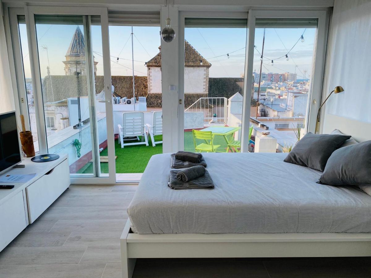 Atico Cadiz 360 Apartment Exterior foto