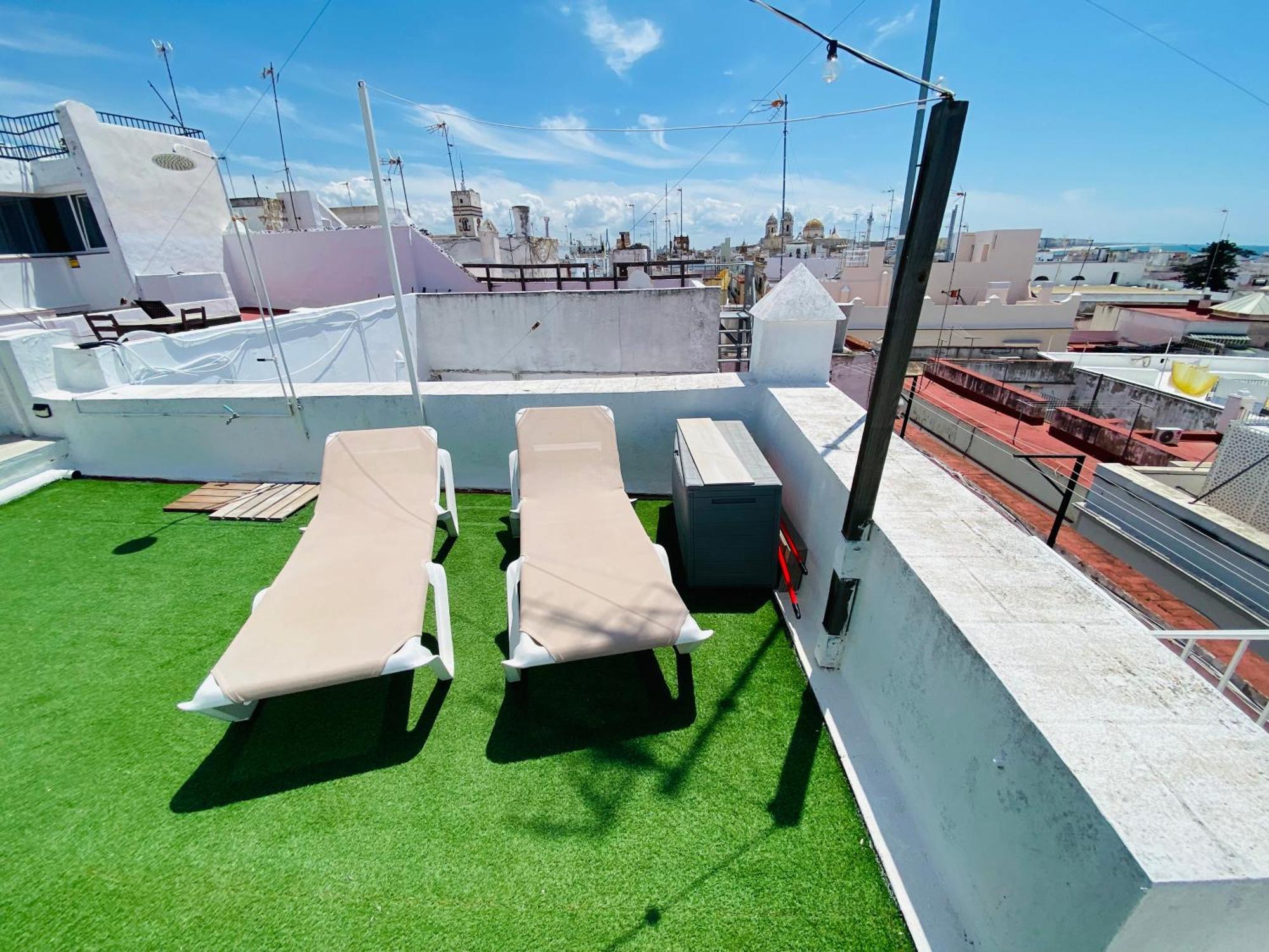 Atico Cadiz 360 Apartment Exterior foto